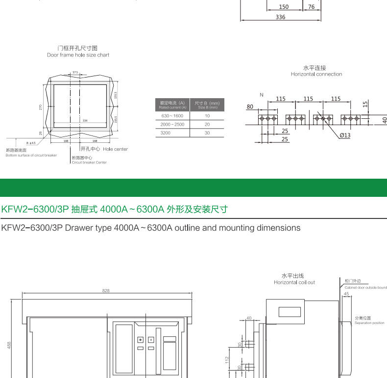 մȫʽ·800A 630A 400A KFW2-1600