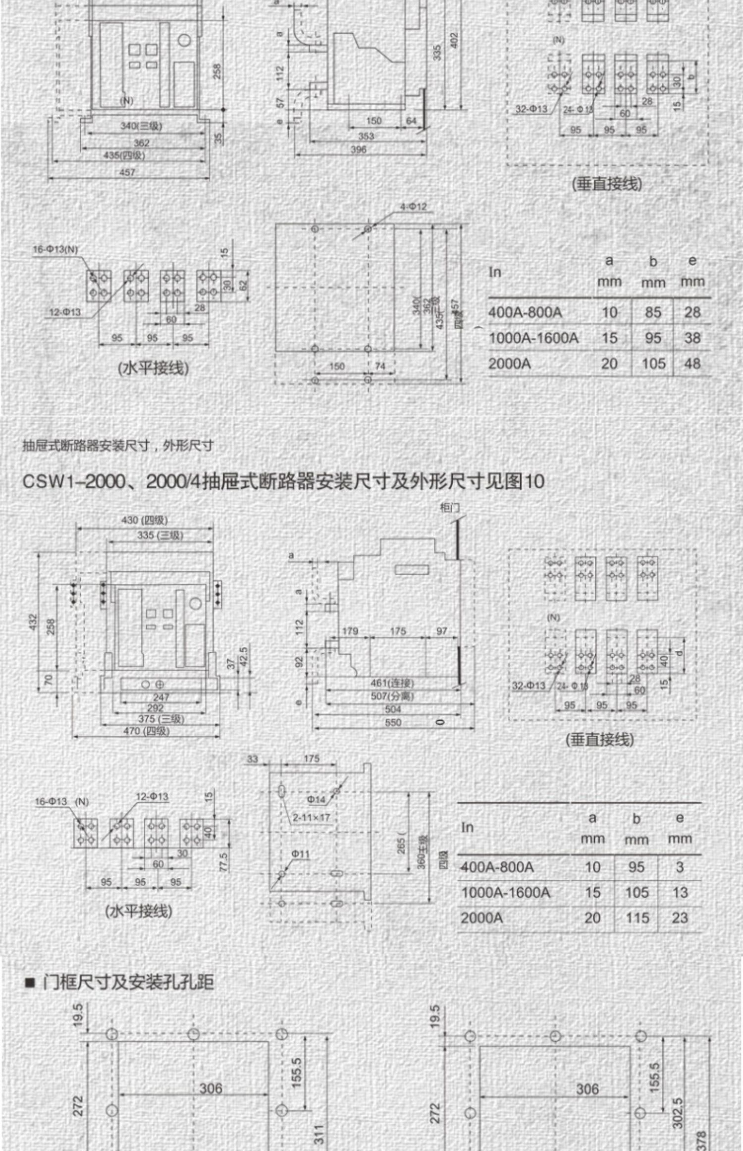 ˮһʽ·GSW1-2000/3 630A 800A 1000A̶ʽ